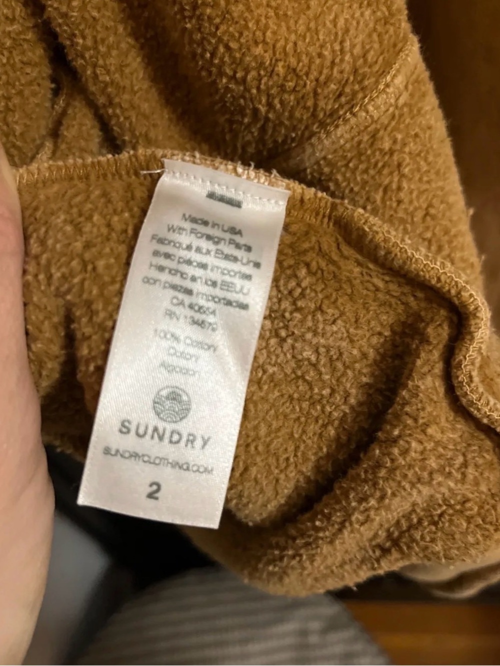 Sundry Button Front Street Jacket - Picture 5 of 7